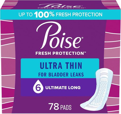 Poise Ultra Thin Incontinence Pads & Postpartum